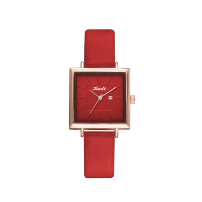 Elegante Vierkante Minimalistische Quartz Horloge