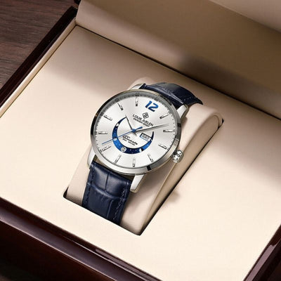 van Wennink© - Elegante Luminieuze Maanfase Horloge