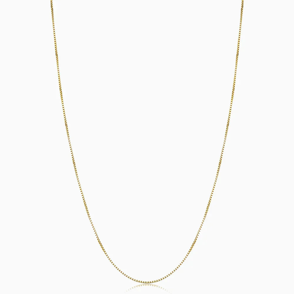 Bodega Box Halsketting | 18k Goud