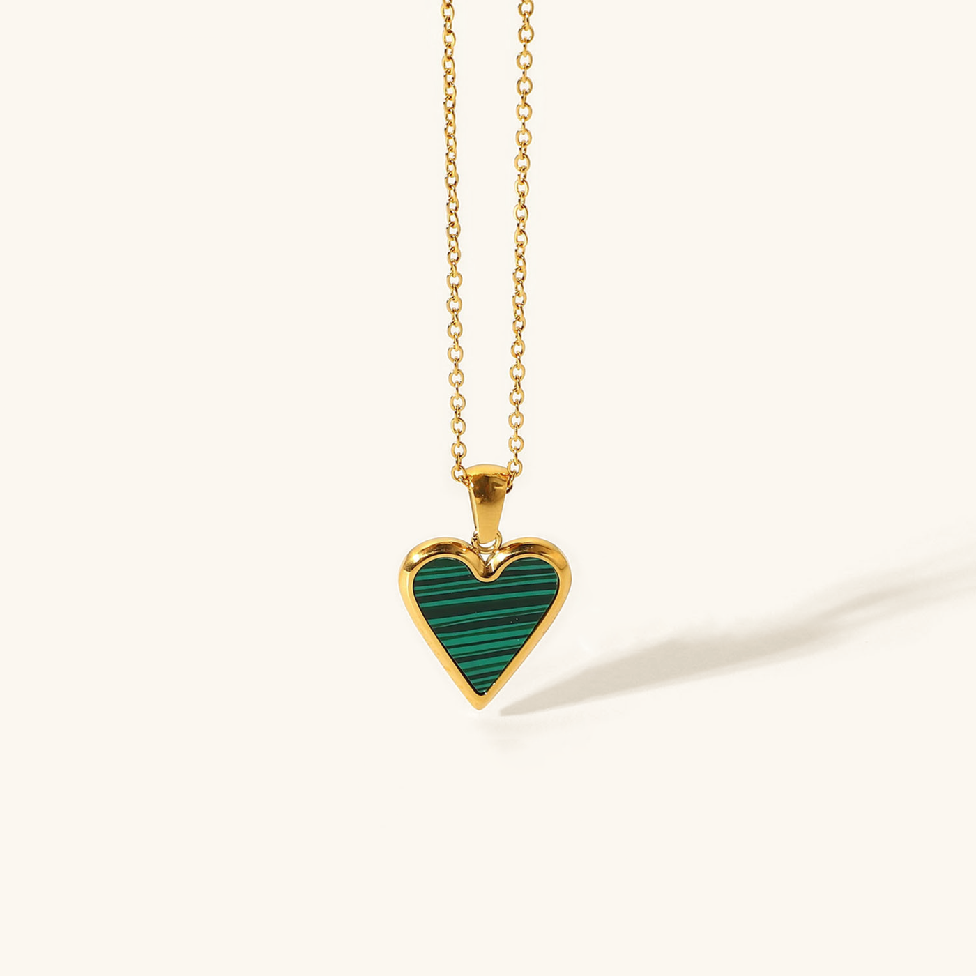 Blythe Halsketting met hart | 18k Goud