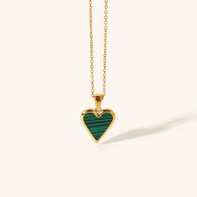 Blythe Halsketting met hart | 18k Goud