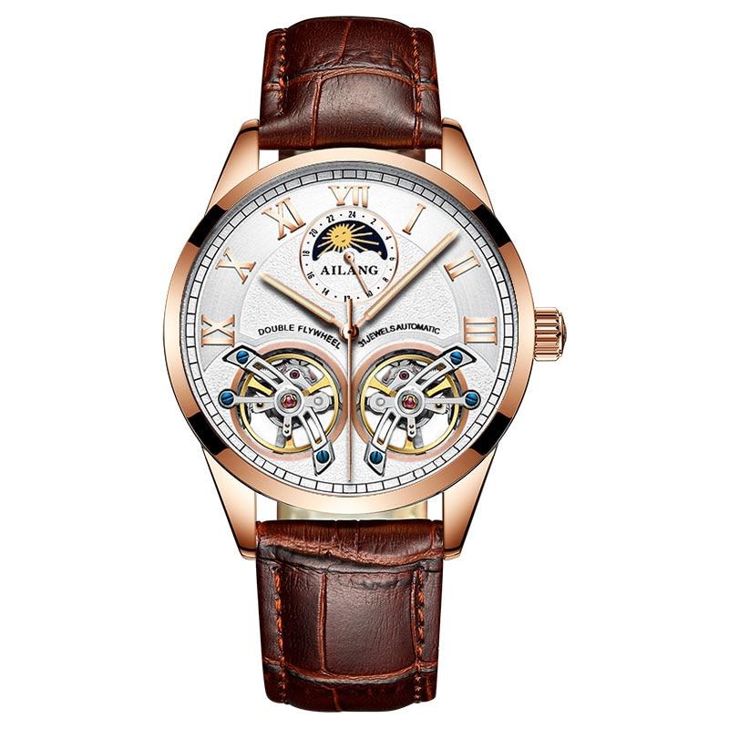 Tourbillon Design Zakelijke Mechanische Horloge