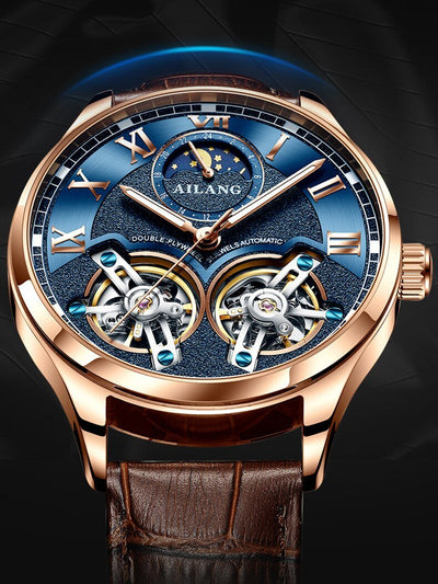 Tourbillon Design Zakelijke Mechanische Horloge