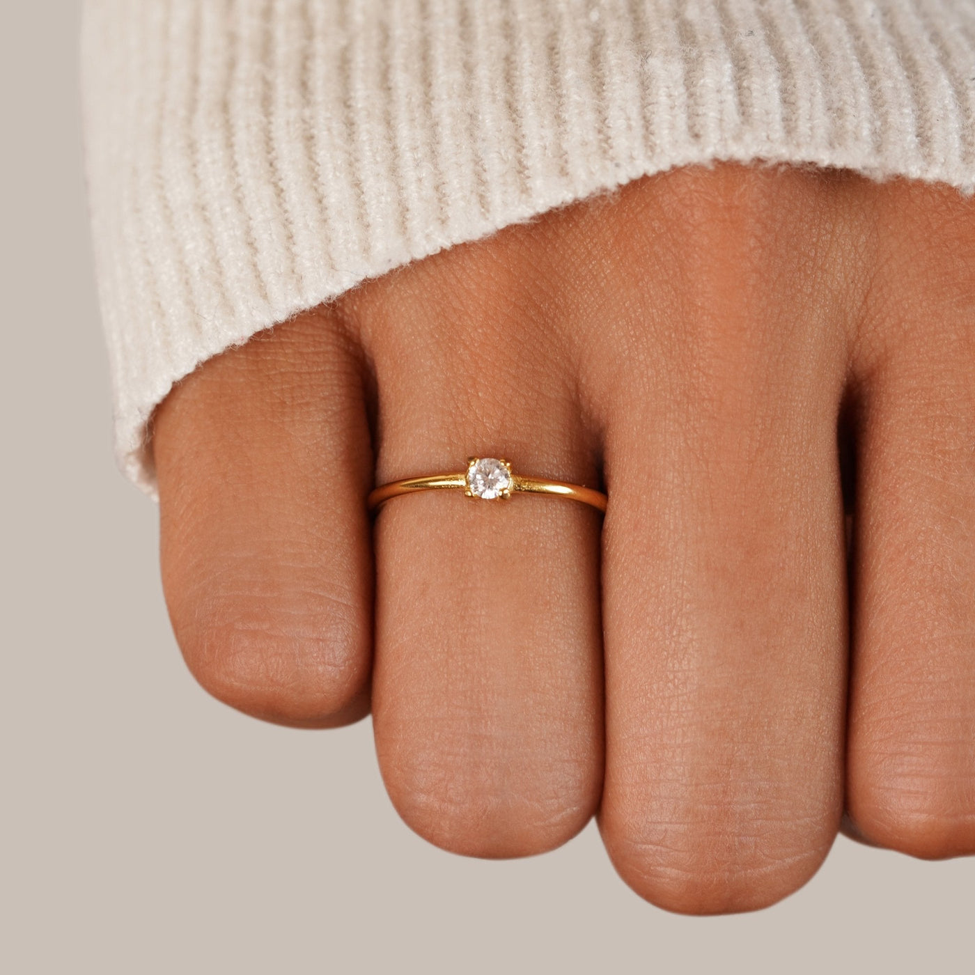 Geboortesteen Ring | 14k Goud