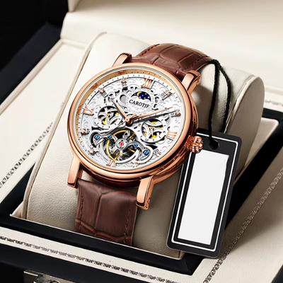 van Wennink© - Luxe leren horloge voor zakelijke doeleinden