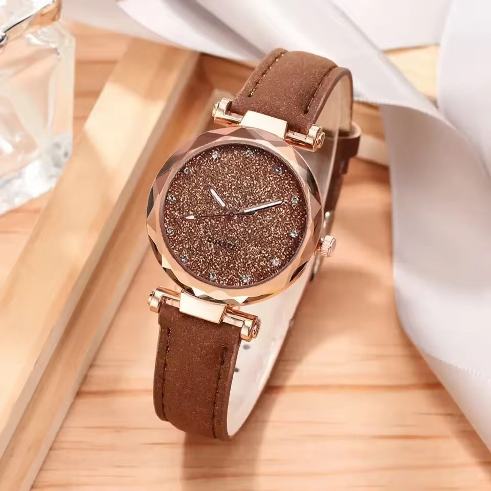 Chic Strass Moderne Horloge