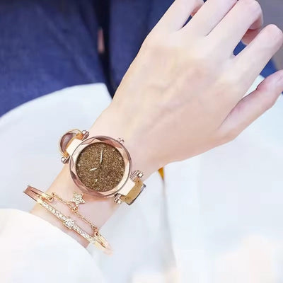 Chic Strass Moderne Horloge