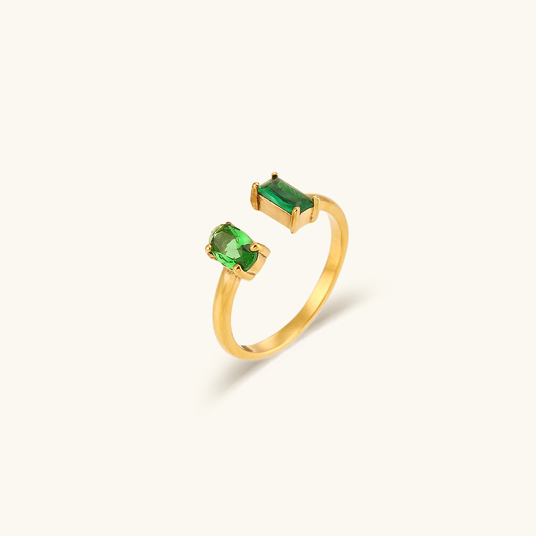Fedilia Edelsteen Ring | 18k Goud