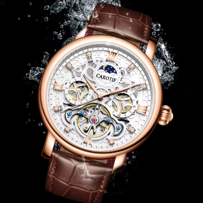 van Wennink© - Luxe leren horloge voor zakelijke doeleinden