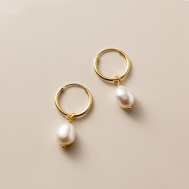 Bella oorbellen met zoetwaterparels | 18k goud
