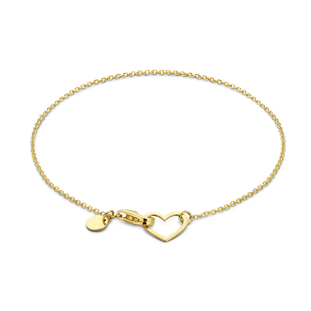 Lilou Coeur Armband | 14k Goud