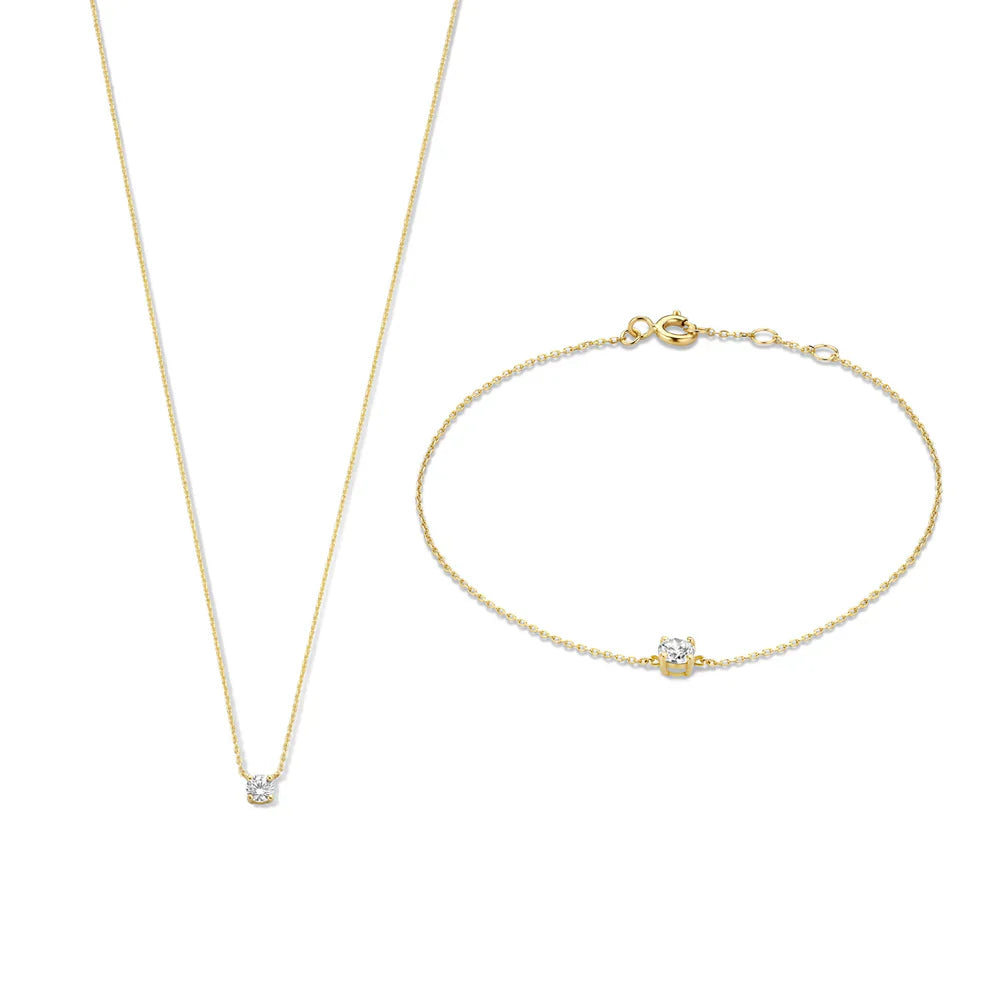 Cléa Moissaniet Steen Set | 14k Goud