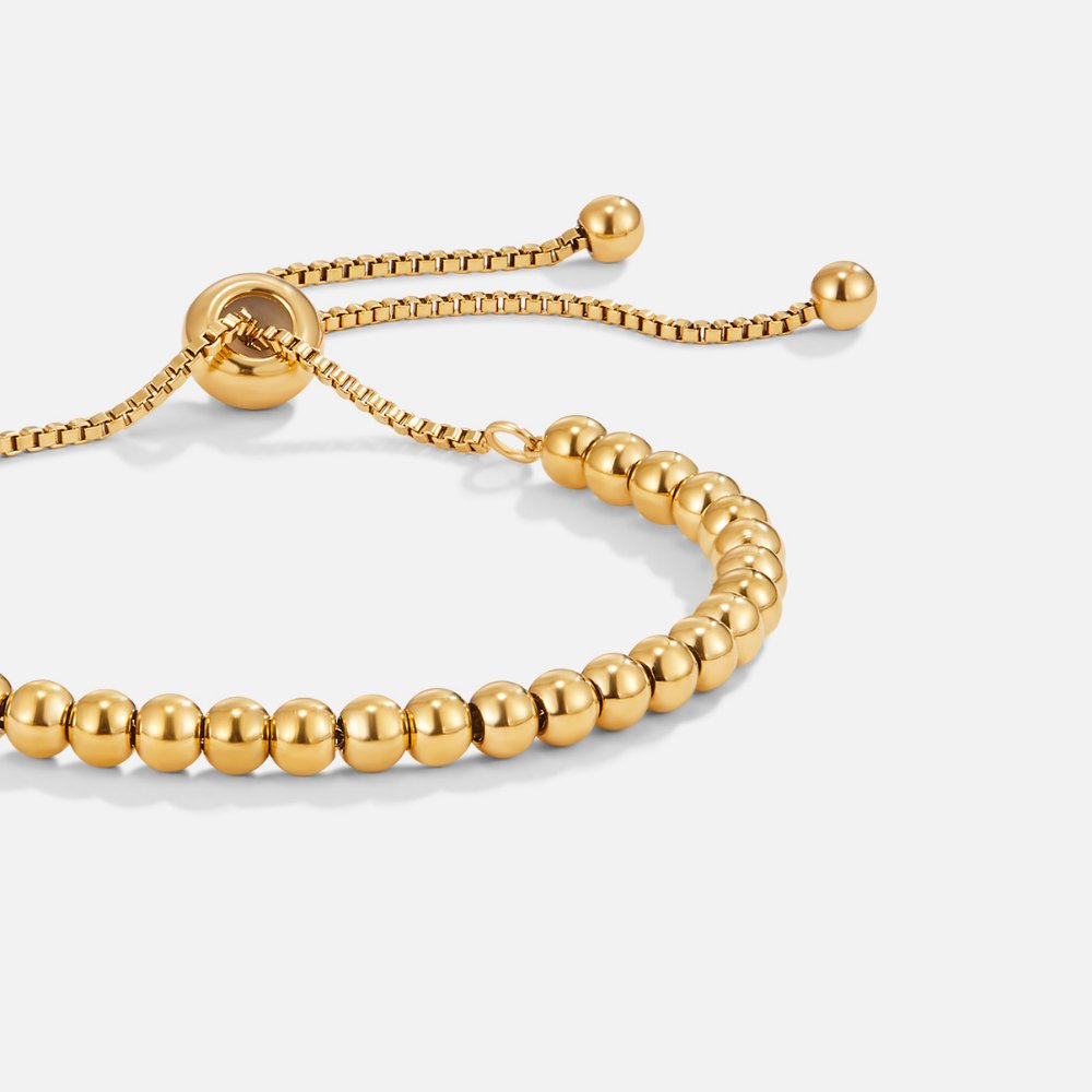 Nila Guld armband met parels | 18k Goud